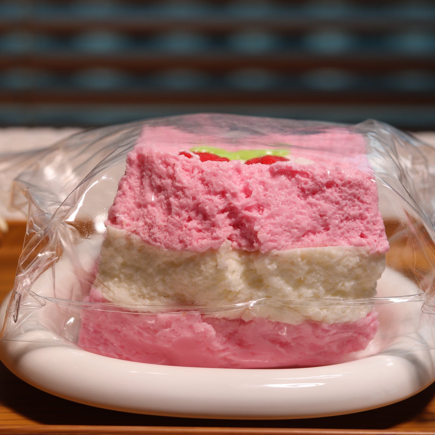 Pink Cherry Sponge Cake