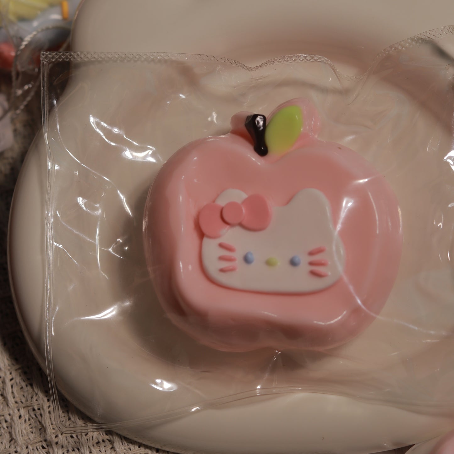 Pink Kitty Apple Cake