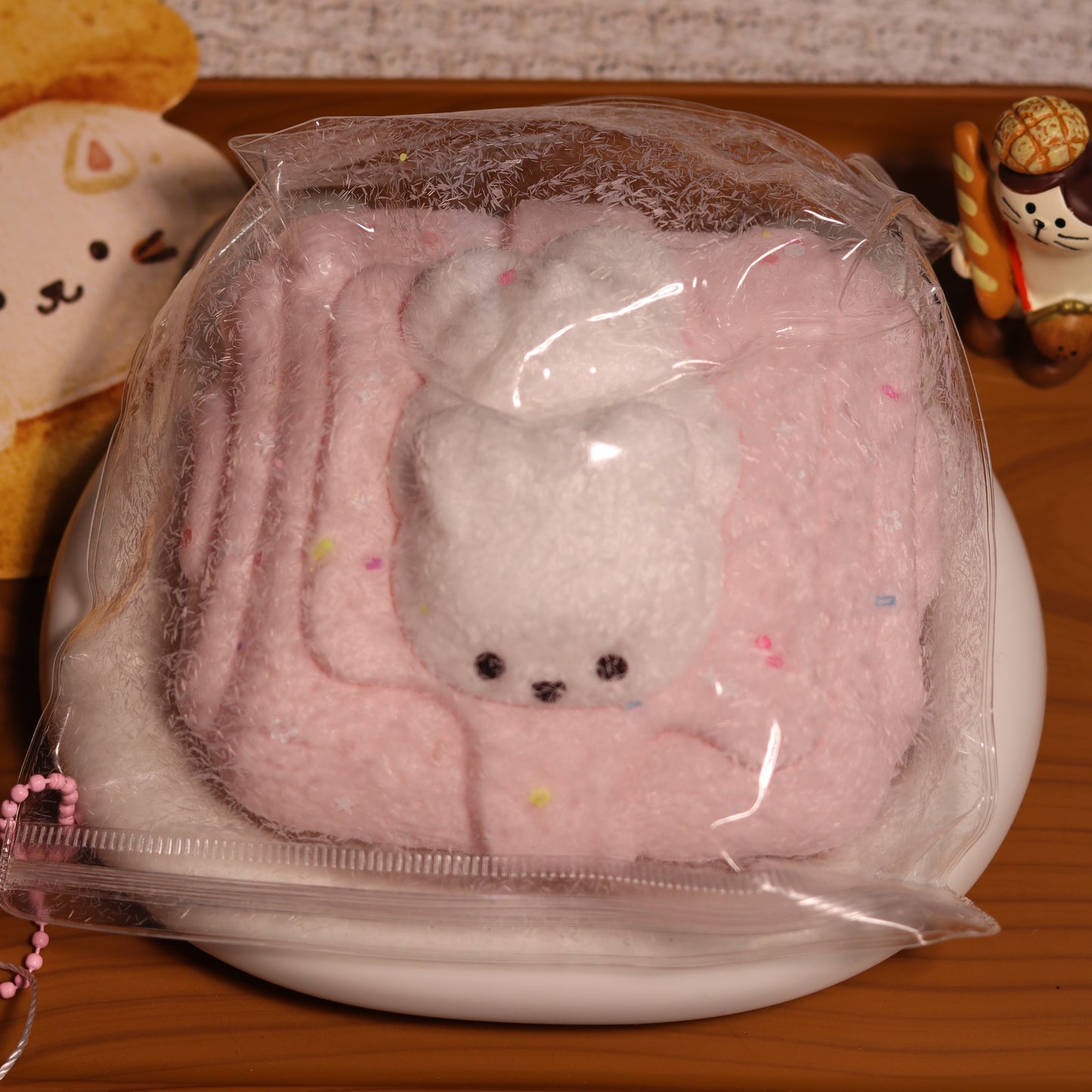 Pinkie Bunny Towel Roll