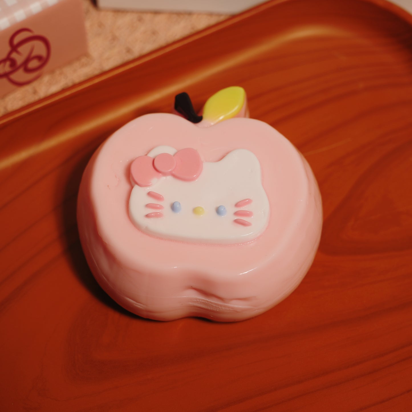 Pink Kitty Apple Cake